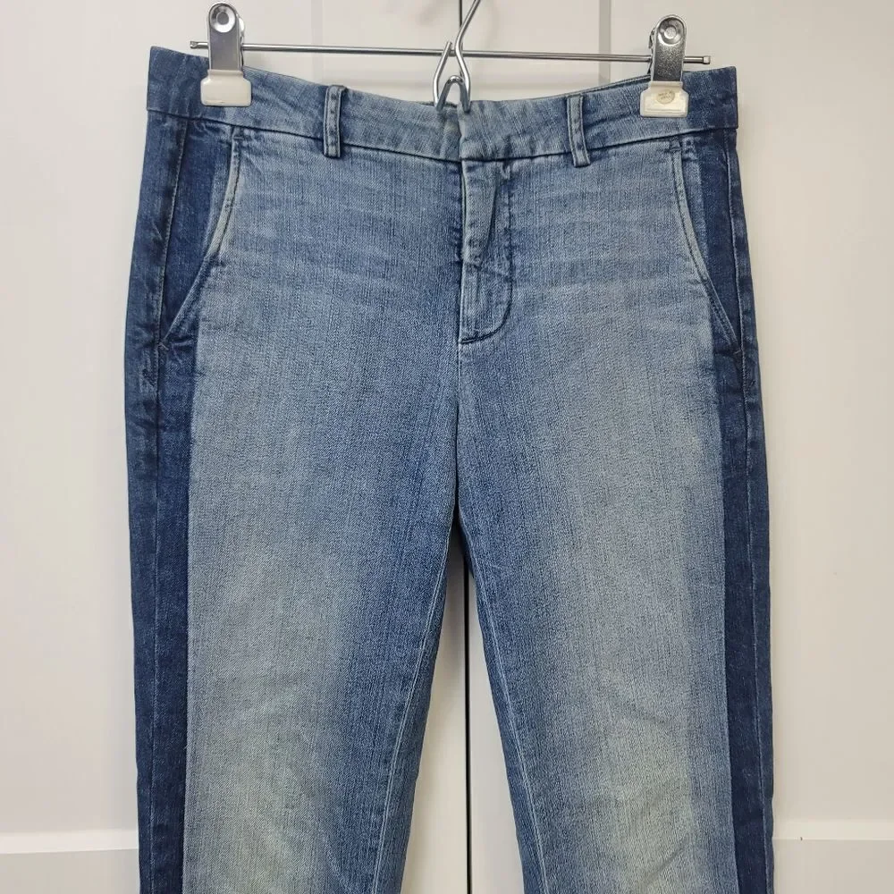 Vince Strapping Sunset Blvd Tuxedo Stripe Jeans, 26